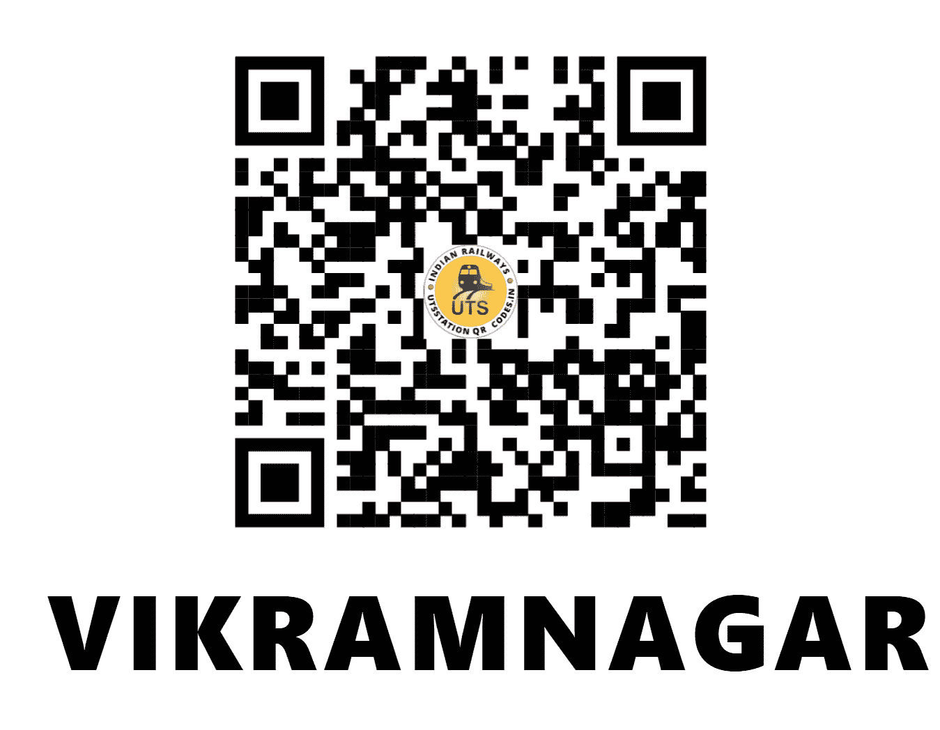 UTS QR Code for VIKRAMNAGAR - VRG (WR - MADHYA PRADESH)